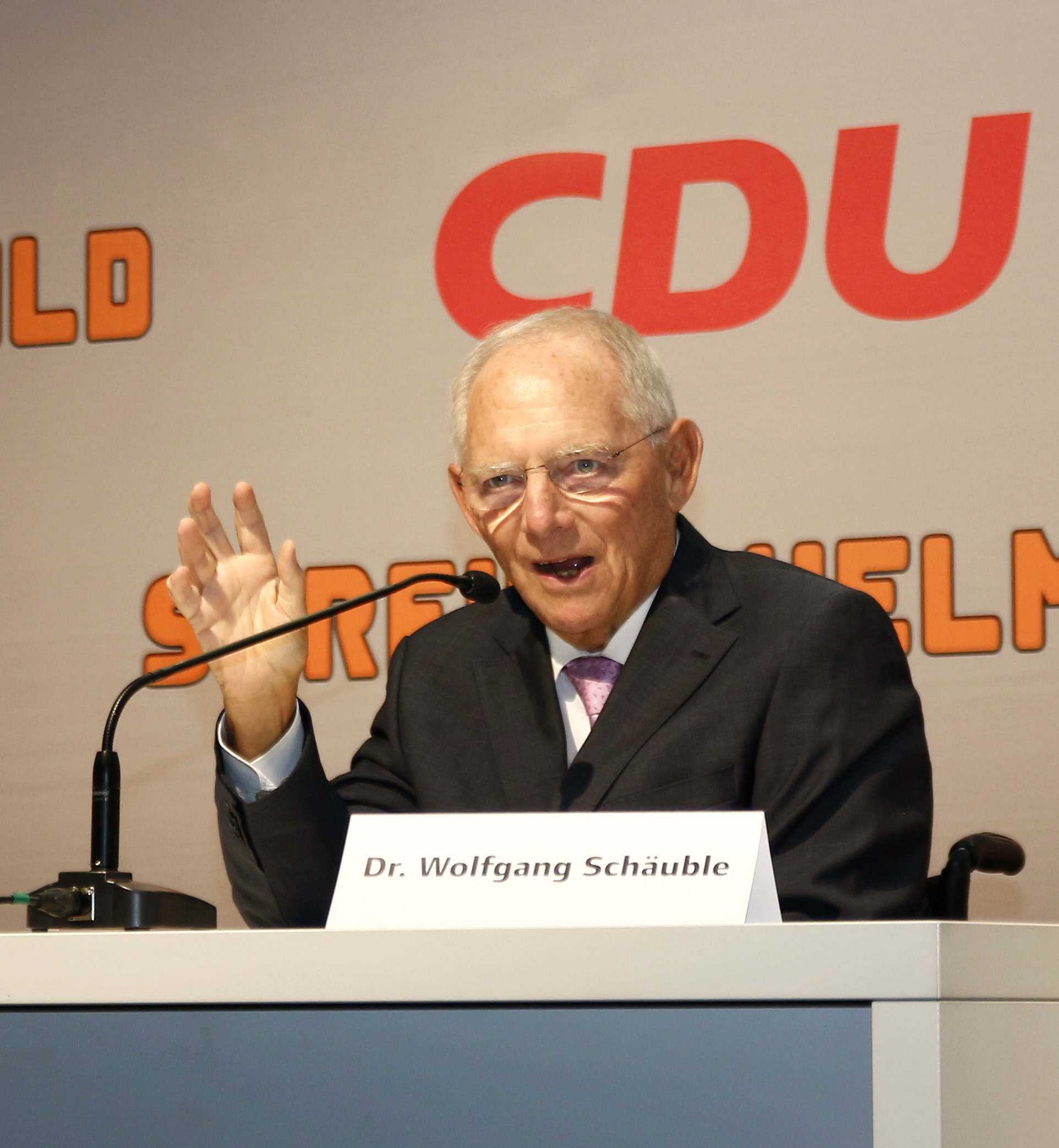 Dr. Wolfgang Schäuble in Brauschweig